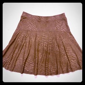 🔥Faux Suede Animal Print Skirt by Melissa Paige